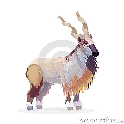 Vector cartoon animal clip art Vector Illustration