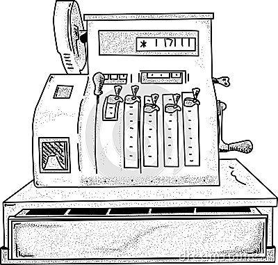 Vector - cash register Vector Illustration