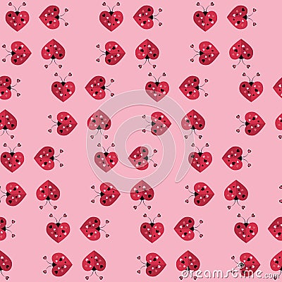 Vector celebratory love pattern Stock Photo