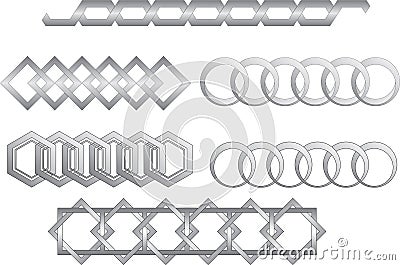 Vector chains Vector Illustration