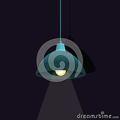 Vector chandelier icon Vector Illustration
