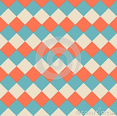 Vector Checked Abstract Pattern Illustration Background Vector Illustration