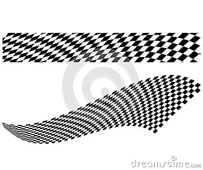 Vector checkerboard illustration Vector Illustration