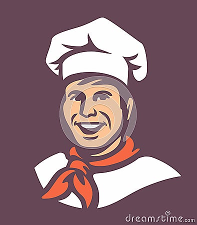 Vector chef with hat Vector Illustration