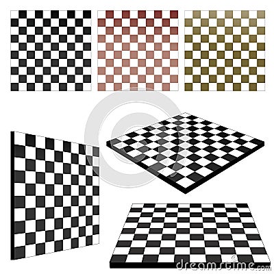 Vector chess Cartoon Illustration