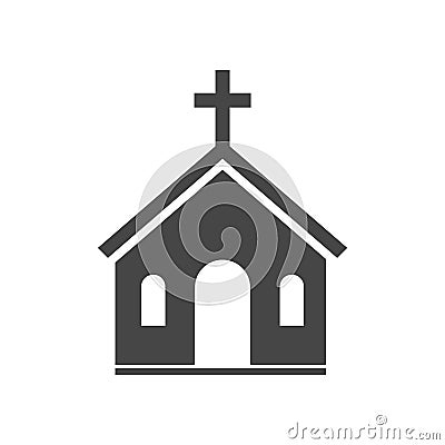 Vector church icon Vector Illustration
