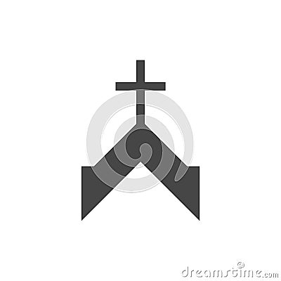 Vector church icon Vector Illustration