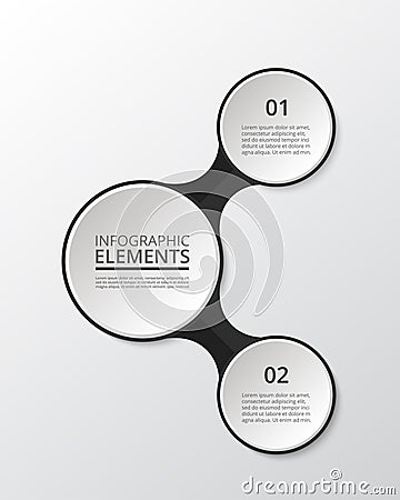 Vector circle infographic Vector Illustration