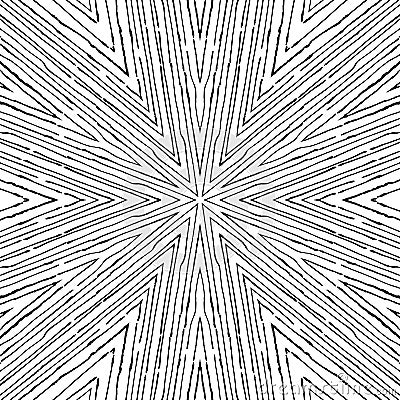 Vector circular pattern in grunge style. Lined pattern. Hipsters, boho, rustic Vector Illustration
