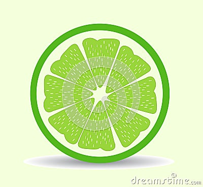 Vector citrus slices illustration Vector Illustration