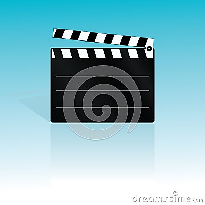 Vector clapboard Stock Photo