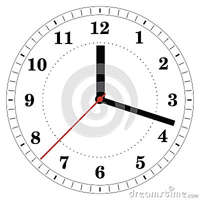 Vector clock Vector Illustration