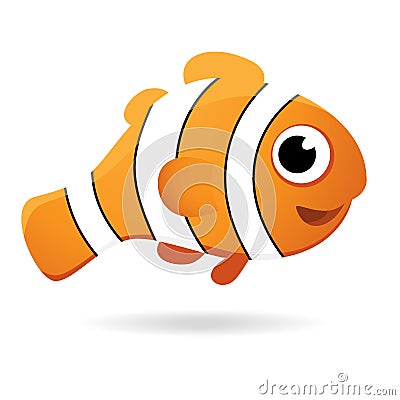 Vector clown fish Vector Illustration