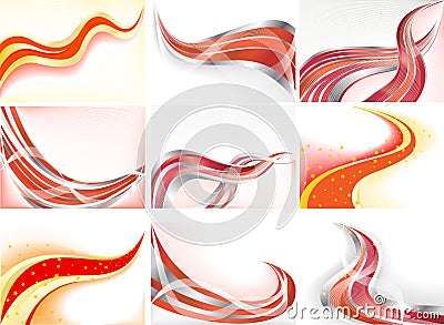 Vector collection abstract background Vector Illustration