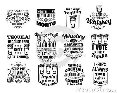 Vector collection of quote typographical background Vector Illustration