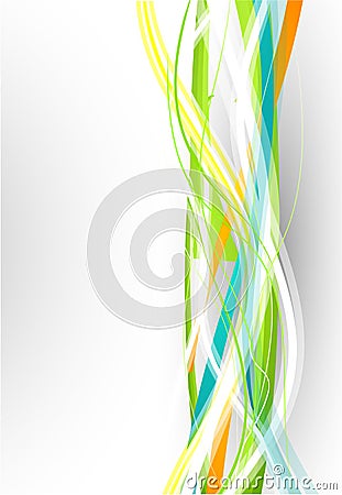 Vector color lines. Abstract vector background Vector Illustration