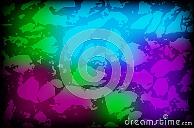 Vector colorful background with grungy texture overlay on top of Stock Photo