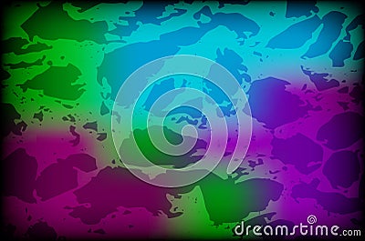 Vector colorful background with grungy texture overlay on top of Stock Photo