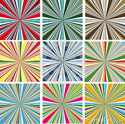 Vector colorful backgrounds Vector Illustration