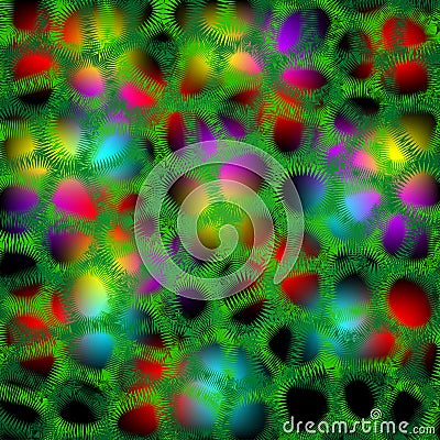 Vector Colorful Christmas Background Vector Illustration