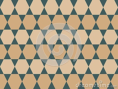 Vector neutral colored geometric shapes seamless pattern background Vector Illustration