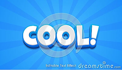 Vector colorful text effect fount illustration, eps10 Vector Illustration