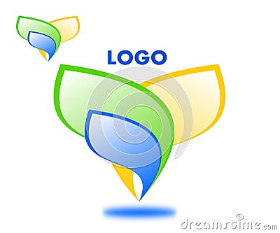 Drawing company logo. Vector Illustration