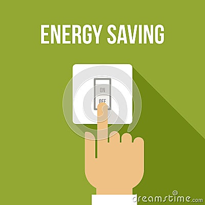 Energy saving Vector Illustration