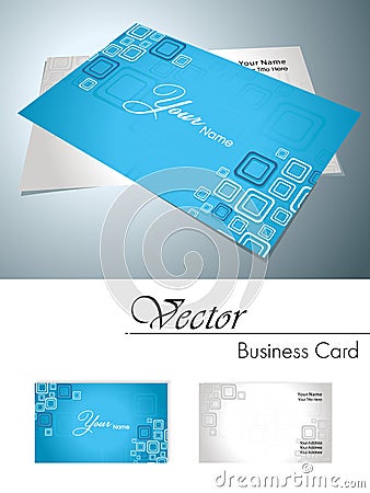 vector corporate business card Vector Illustration