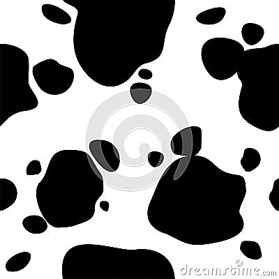 Vector cow print. Vector Illustration