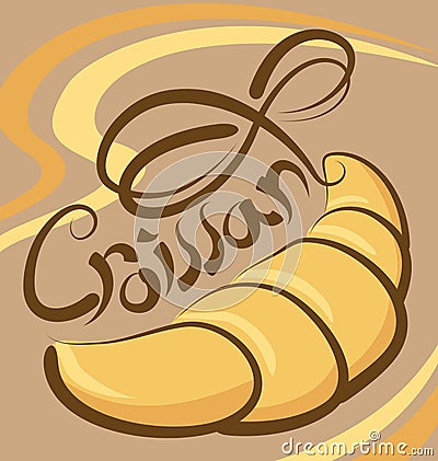 Vector Croissant Vector Illustration