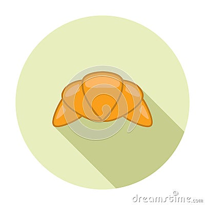 Vector croissant icon Vector Illustration