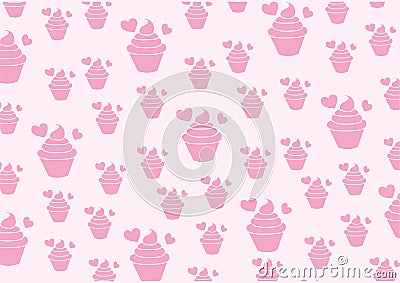 Vector cupcakes Vector Illustration