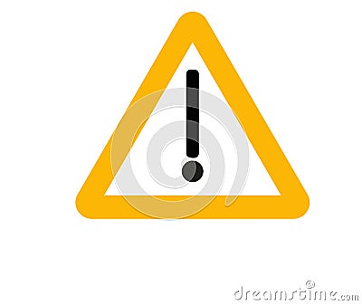 Vector Danger Warning Attention Sign Stock Photo