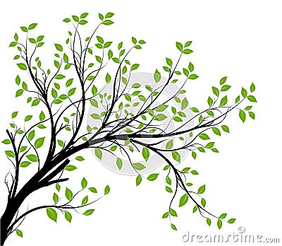 Vector - decorative branch Vector Illustration