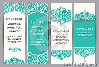 Vector decorative frame. Elegant element for design template. Vector Illustration