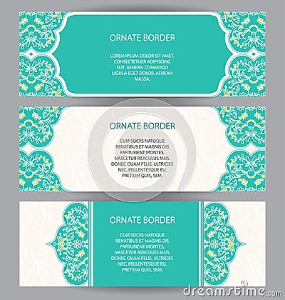 Vector decorative frame. Elegant element for design template. Vector Illustration