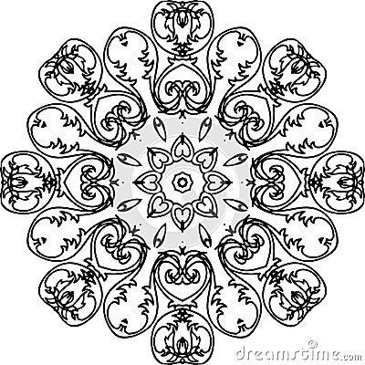 Vector decorative mandala Vector Illustration