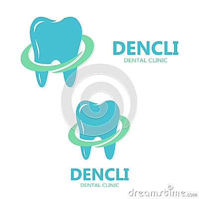 Vector dental logo or symbol Vector Illustration