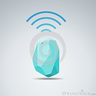 Vector Design beacon device home and office radar. Use for all s Vector Illustration