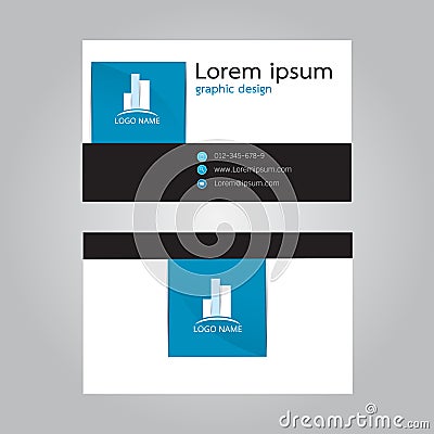 Vector design Business card Vector Illustration