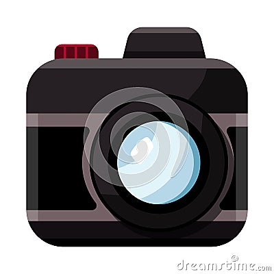Vector design of camera and photo symbol. Collection of camera and dslr vector icon for stock. Vector Illustration