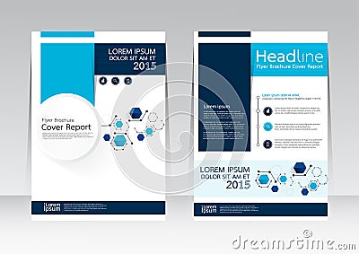 Vector design for Cover Report Brochure Flyer Poster in A4 size Vector Illustration