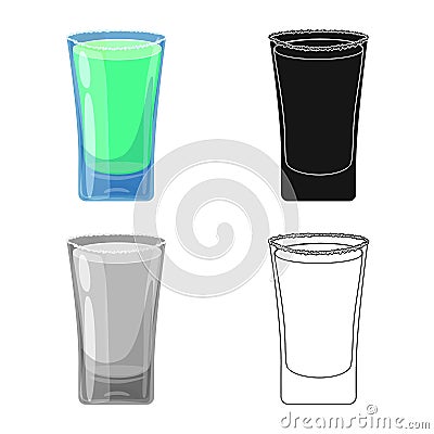 Vector design of glass and water logo. Set of glass and clear stock symbol for web. Vector Illustration