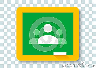 google classroom apk icon Vector Illustration