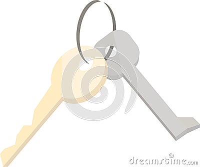 Keys Vector Clip Art Vector Illustration