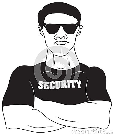 Vector design of Security guard Vector Illustration