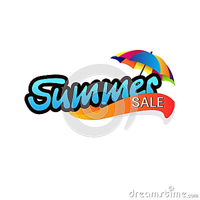 Vector design Summer sale. Vector Illustration