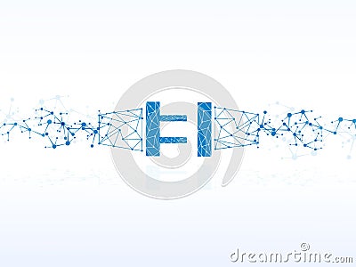 Vector design technology,plug connection,electricity background. Vector Illustration