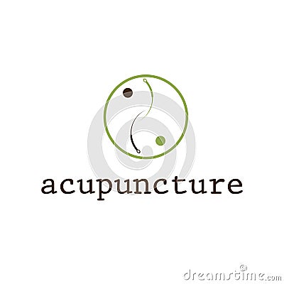 acupuncture Vector Illustration